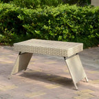 Table en osier pliante portable