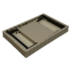 Table en osier pliante portable