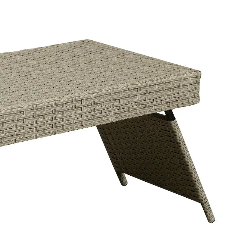 Table en osier pliante portable