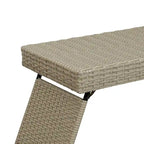 Table en osier pliante portable