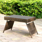 Table en osier pliante portable