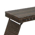 Table en osier pliante portable