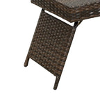 Table en osier pliante portable