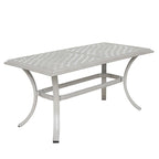 Table basse standard Torino Aluminium 21x42 pouces