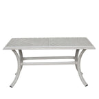 Table basse standard Torino Aluminium 21x42 pouces