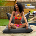 Chaise longue pouf Deshi Sunbrella Patio par Havenside Home