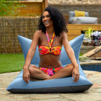 Chaise longue pouf Deshi Sunbrella Patio par Havenside Home