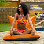 Chaise longue pouf Deshi Sunbrella Patio par Havenside Home