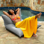 Chaise longue pouf Deshi Sunbrella Patio par Havenside Home
