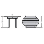 Table d'appoint d'extérieur HIGHWOOD