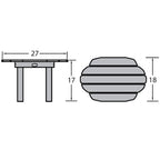 Table d'appoint d'extérieur HIGHWOOD