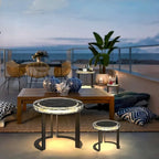 Outdoor Solar Powered LED Garden Side Table