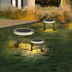 Table d'appoint de jardin solaire à LED pour l'extérieur