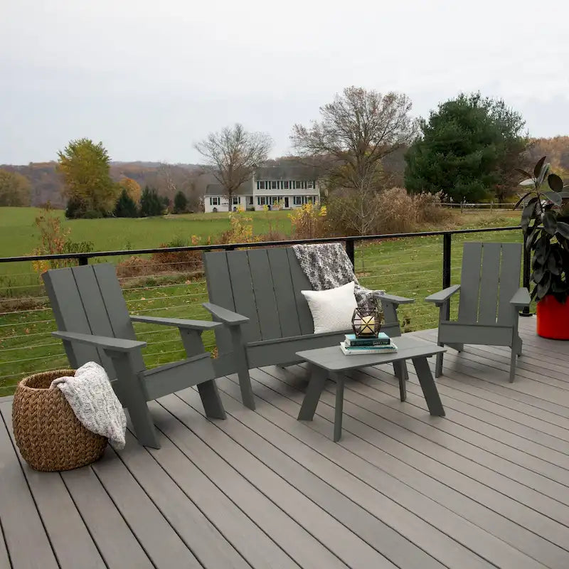 Ensemble de conversation Adirondack moderne Italica