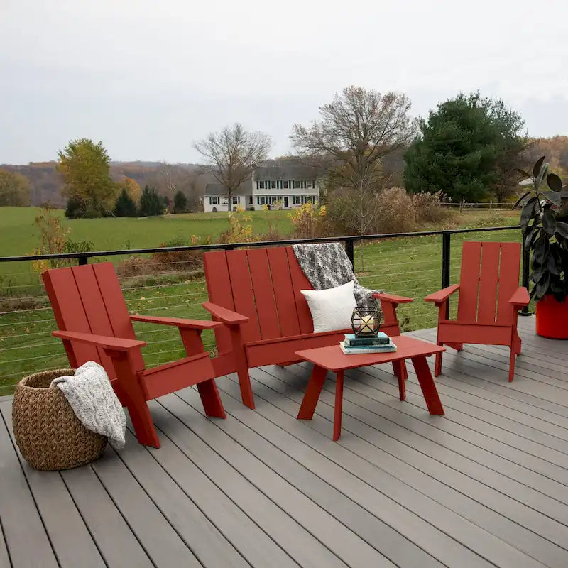 Ensemble de conversation Adirondack moderne Italica