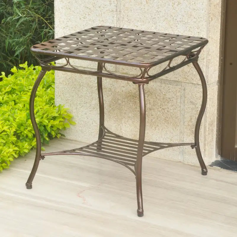 Santa Fe Nailhead 20-inch Side Table