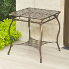 Table d'appoint Santa Fe Nailhead de 20 pouces