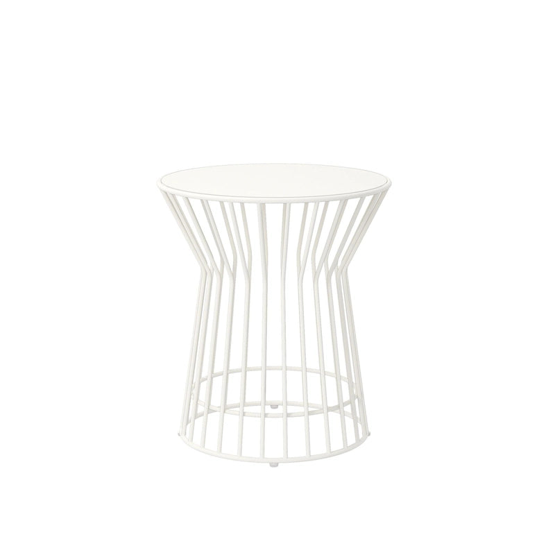 Table d'appoint Roberta de la collection Novogratz Poolside Gossip, utilisable en intérieur comme en extérieur