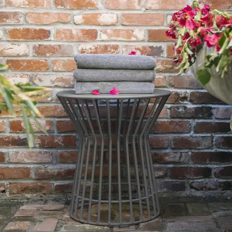 The Novogratz Poolside Gossip Collection Roberta Outdoor/Indoor Side Table