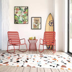 Table d'appoint Roberta de la collection Novogratz Poolside Gossip, utilisable en intérieur comme en extérieur