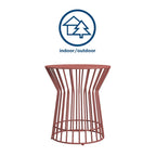 Table d'appoint Roberta de la collection Novogratz Poolside Gossip, utilisable en intérieur comme en extérieur