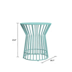 Table d'appoint Roberta de la collection Novogratz Poolside Gossip, utilisable en intérieur comme en extérieur