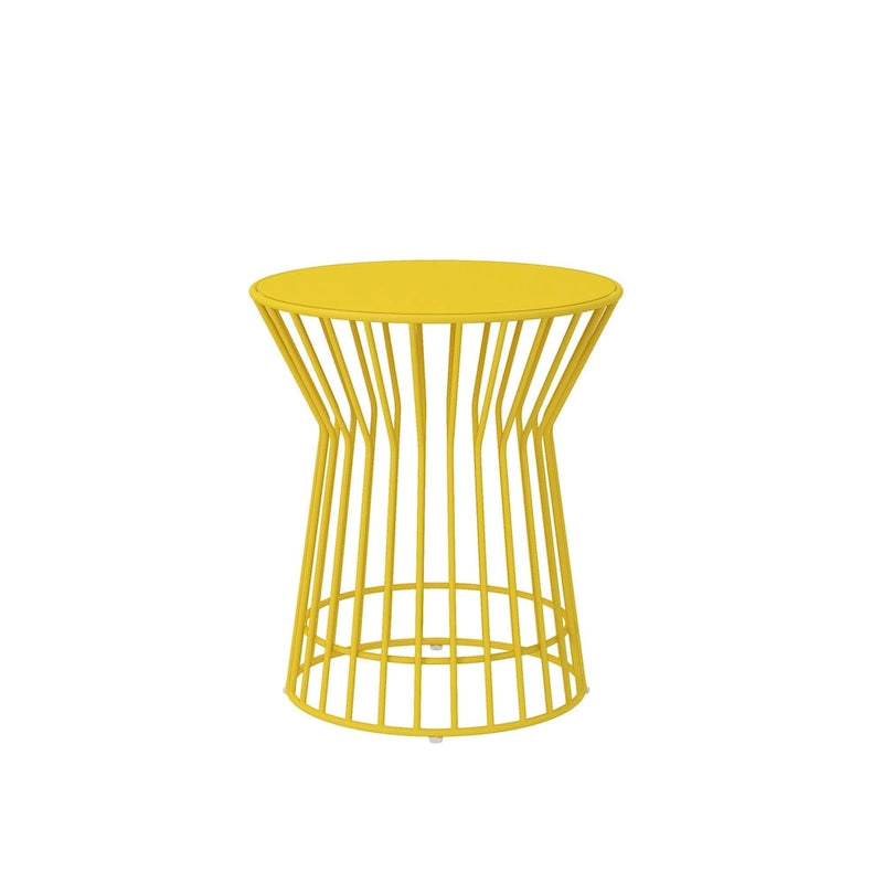 Table d'appoint Roberta de la collection Novogratz Poolside Gossip, utilisable en intérieur comme en extérieur