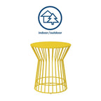 Table d'appoint Roberta de la collection Novogratz Poolside Gossip, utilisable en intérieur comme en extérieur