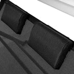 Lit de Repos Double d'Extérieur avec Auvent et Roues - 184,99 P 137,99 L 166 H