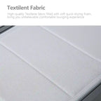 Double transat de jardin en aluminium avec dossier réglable