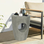 Table d'appoint d'extérieur en béton Adeco