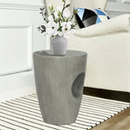 Table d'appoint d'extérieur en béton Adeco