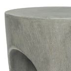 Table d'appoint d'extérieur en béton Adeco