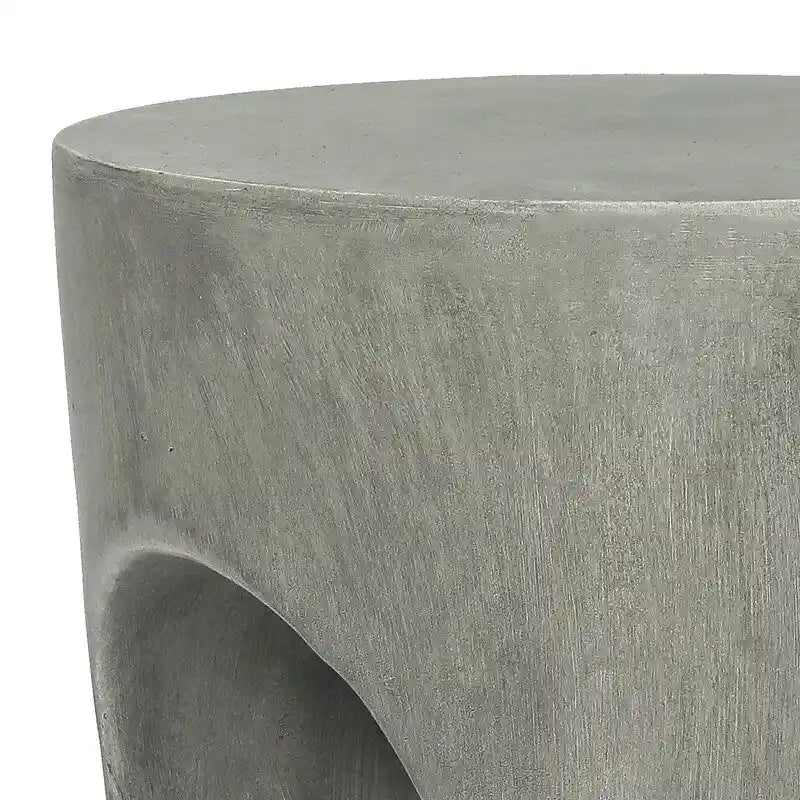 Table d'appoint d'extérieur en béton Adeco