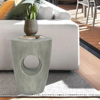 Table d'appoint d'extérieur en béton Adeco