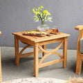 Table d'appoint d'extérieur en teck Lowell de Cambridge Casual