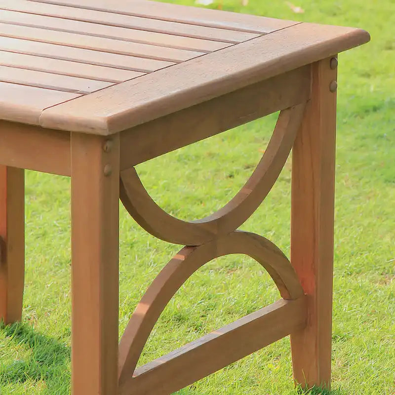 Table d'appoint d'extérieur en teck Lowell de Cambridge Casual
