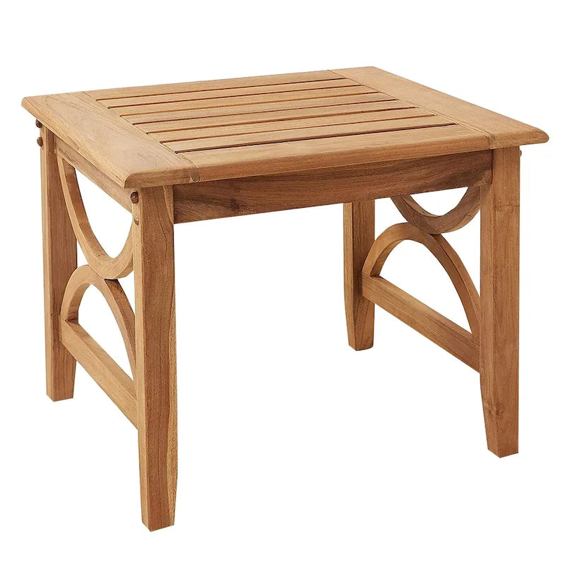 Table d'appoint d'extérieur en teck Lowell de Cambridge Casual