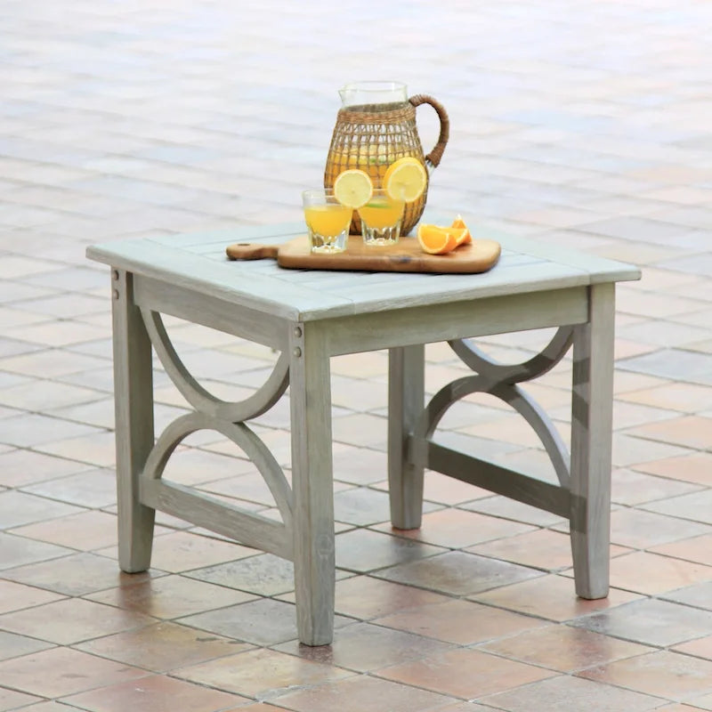 Table d'appoint d'extérieur en teck Lowell de Cambridge Casual