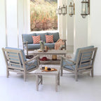 Table d'appoint d'extérieur en teck Lowell de Cambridge Casual