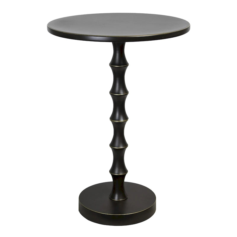 Table d'appoint en métal Ailani 26.75 Silver Orchid