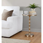 Silver Orchid Ailani 26.75 Metal Accent Table