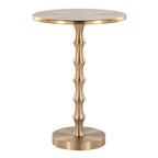Table d'appoint en métal Ailani 26.75 Silver Orchid