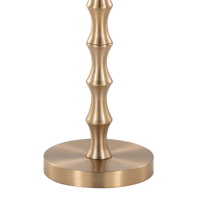 Table d'appoint en métal Ailani 26.75 Silver Orchid
