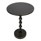 Table d'appoint en métal Ailani 26.75 Silver Orchid