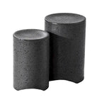 Tables d'appoint extérieures en béton COSIEST (lot de 2)