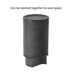 Tables d'appoint extérieures en béton COSIEST (lot de 2)