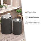 Tables d'appoint extérieures en béton COSIEST (lot de 2)