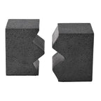 Tables d'appoint extérieures en béton COSIEST (lot de 2)