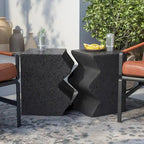 Tables d'appoint extérieures en béton COSIEST (lot de 2)